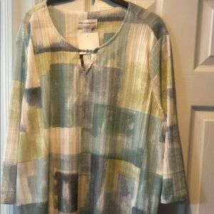 Net Sz 3x Alfred Dunner Stockbridge top